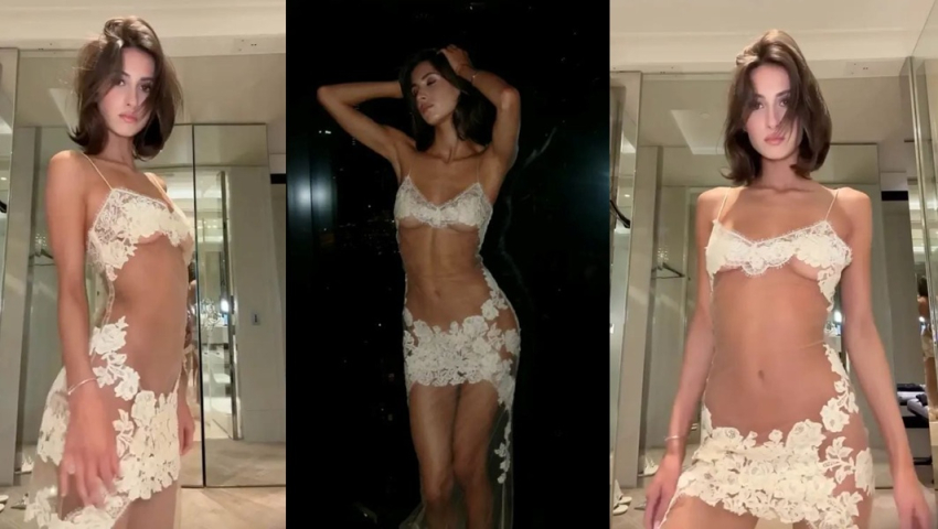 Անջելինա Սենսորին ընդօրինակում է քույր Բիանկայի համարձակ ոճը