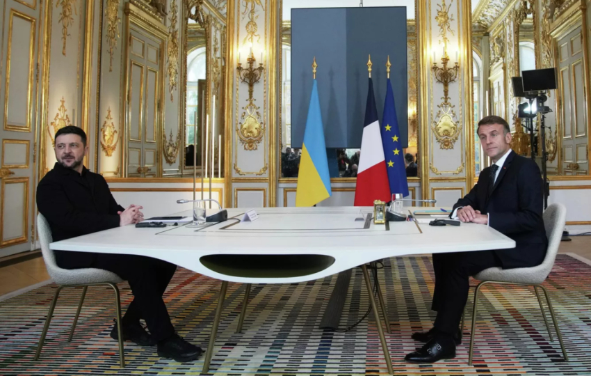 Զելենսկին և Մակրոնը հանդիպել են Ելիսեյան պալատում
