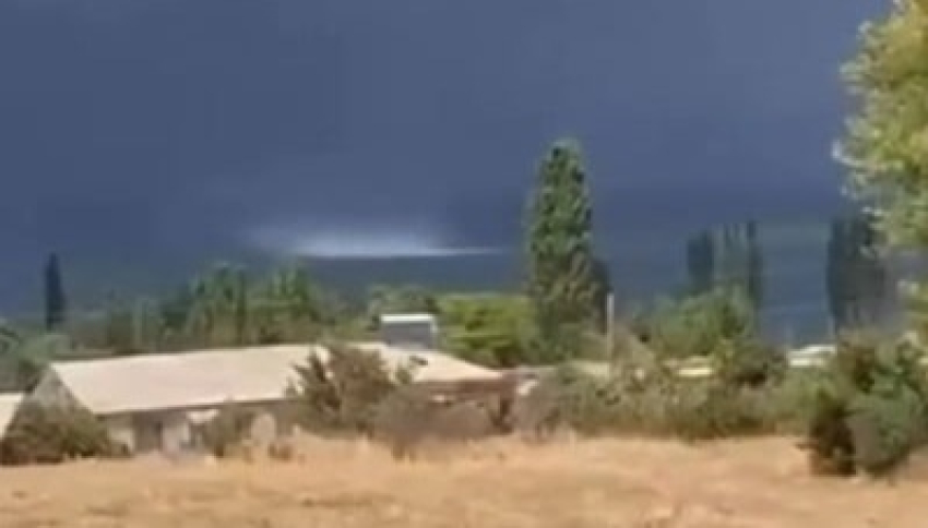 Այսօր Սևանա լճի վրա դիտվել է հզոր պտտահողմ