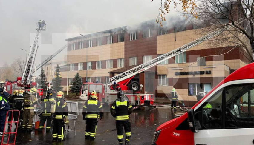 Մոսկվայում բիզնես-կենտրոն է այրվում